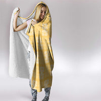 Yellow Palaka Quilt Hawaii Hooded Blanket Traditional Hawaii-plaid Pattern LT14 - Polynesian Pride
