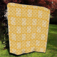 Yellow Palaka Quilt Hawaii Quilt Traditional Hawaii-plaid Pattern LT14 - Polynesian Pride