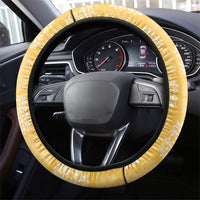 Yellow Palaka Quilt Hawaii Steering Wheel Cover Traditional Hawaii-plaid Pattern LT14 - Polynesian Pride
