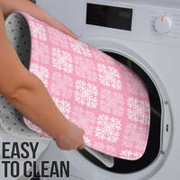 Pink Palaka Quilt Hawaii Bathroom Set Traditional Hawaii-plaid Pattern LT14 - Polynesian Pride