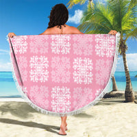 Pink Palaka Quilt Hawaii Beach Blanket Traditional Hawaii-plaid Pattern LT14 - Polynesian Pride