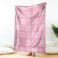 Pink Palaka Quilt Hawaii Blanket Traditional Hawaii-plaid Pattern LT14 - Polynesian Pride
