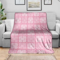 Pink Palaka Quilt Hawaii Blanket Traditional Hawaii-plaid Pattern LT14 - Polynesian Pride