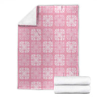 Pink Palaka Quilt Hawaii Blanket Traditional Hawaii-plaid Pattern LT14 - Polynesian Pride