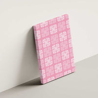 Pink Palaka Quilt Hawaii Canvas Wall Art Traditional Hawaii-plaid Pattern LT14 - Polynesian Pride
