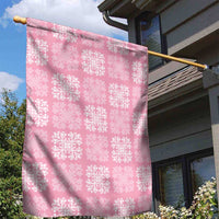 Pink Palaka Quilt Hawaii Garden Flag Traditional Hawaii-plaid Pattern LT14 - Polynesian Pride