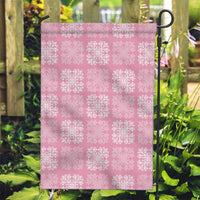 Pink Palaka Quilt Hawaii Garden Flag Traditional Hawaii-plaid Pattern LT14 Garden Flag Pink - Polynesian Pride