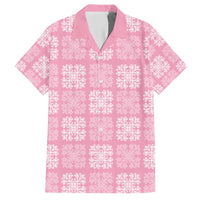 Pink Palaka Quilt Hawaii Hawaiian Shirt Traditional Hawaii-plaid Pattern LT14 Pink - Polynesian Pride