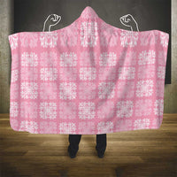 Pink Palaka Quilt Hawaii Hooded Blanket Traditional Hawaii-plaid Pattern LT14 - Polynesian Pride