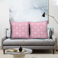 Pink Palaka Quilt Hawaii Pillow Cover Traditional Hawaii-plaid Pattern LT14 - Polynesian Pride