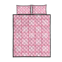 Pink Palaka Quilt Hawaii Quilt Bed Set Traditional Hawaii-plaid Pattern LT14 - Polynesian Pride
