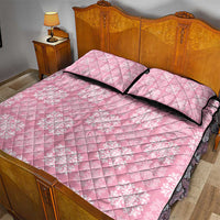 Pink Palaka Quilt Hawaii Quilt Bed Set Traditional Hawaii-plaid Pattern LT14 - Polynesian Pride
