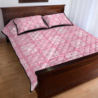 Pink Palaka Quilt Hawaii Quilt Bed Set Traditional Hawaii-plaid Pattern LT14 - Polynesian Pride