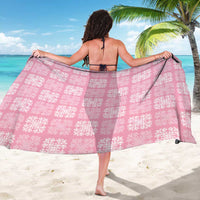 Pink Palaka Quilt Hawaii Sarong Traditional Hawaii-plaid Pattern LT14 - Polynesian Pride