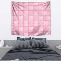 Pink Palaka Quilt Hawaii Tapestry Traditional Hawaii-plaid Pattern LT14 - Polynesian Pride