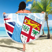 Fiji Day 1970 Beach Blanket Proud To Be A Fijian Tapa Pattern LT14 - Polynesian Pride