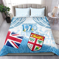 Fiji Day 1970 Bedding Set Proud To Be A Fijian Tapa Pattern LT14 - Polynesian Pride