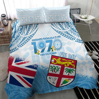Fiji Day 1970 Bedding Set Proud To Be A Fijian Tapa Pattern LT14 - Polynesian Pride