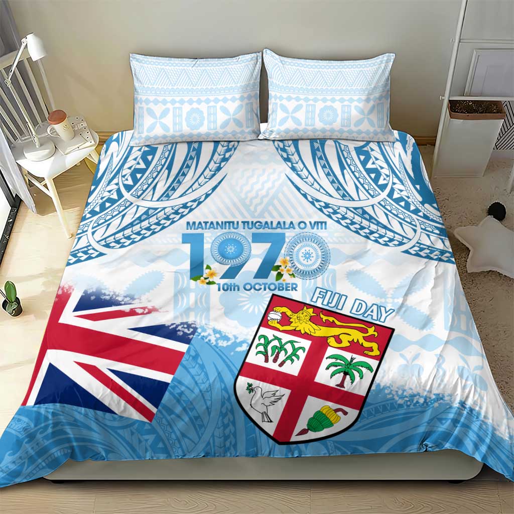 Fiji Day 1970 Bedding Set Proud To Be A Fijian Tapa Pattern LT14 - Polynesian Pride