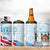 Fiji Day 1970 4 in 1 Can Cooler Tumbler Proud To Be A Fijian Tapa Pattern