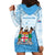 Fiji Day 1970 Hoodie Dress Proud To Be A Fijian Tapa Pattern