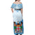 Fiji Day 1970 Off Shoulder Maxi Dress Proud To Be A Fijian Tapa Pattern