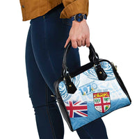 Fiji Day 1970 Shoulder Handbag Proud To Be A Fijian Tapa Pattern LT14 - Polynesian Pride