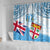 Fiji Day 1970 Shower Curtain Proud To Be A Fijian Tapa Pattern