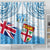 Fiji Day 1970 Shower Curtain Proud To Be A Fijian Tapa Pattern