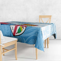 Fiji Day 1970 Tablecloth Proud To Be A Fijian Tapa Pattern LT14 - Polynesian Pride
