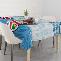 Fiji Day 1970 Tablecloth Proud To Be A Fijian Tapa Pattern LT14 - Polynesian Pride