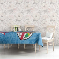 Fiji Day 1970 Tablecloth Proud To Be A Fijian Tapa Pattern LT14 - Polynesian Pride