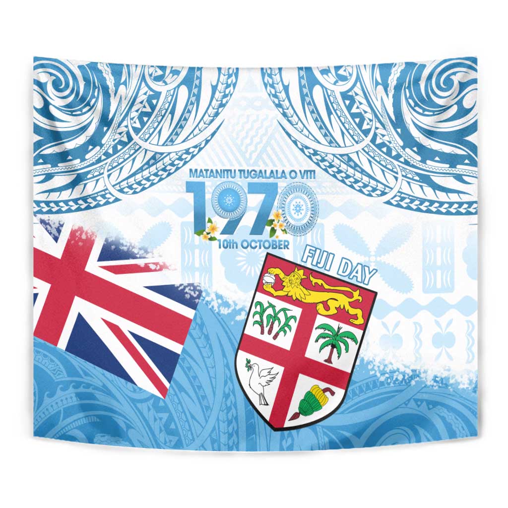 Fiji Day 1970 Tapestry Proud To Be A Fijian Tapa Pattern LT14 - Polynesian Pride
