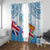 Fiji Day 1970 Window Curtain Proud To Be A Fijian Tapa Pattern