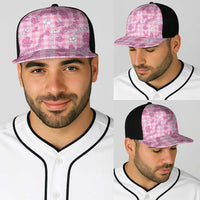 Alaka Aloha Hawaii Baseball Net Cap Plumeria Lei With Palaka Motif LT14 - Polynesian Pride