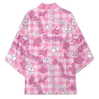 Alaka Aloha Hawaii Kimono Plumeria Lei With Palaka Motif LT14 - Polynesian Pride