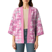 Alaka Aloha Hawaii Kimono Plumeria Lei With Palaka Motif LT14 - Polynesian Pride
