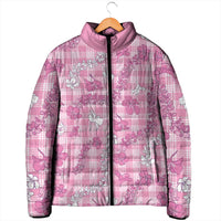 Alaka Aloha Hawaii Padded Jacket Plumeria Lei With Palaka Motif LT14 - Polynesian Pride