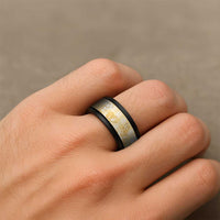 Melemele Aloha Hawaii Spinner Ring Plumeria Lei With Palaka Motif LT14 - Polynesian Pride