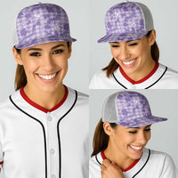 Poni Aloha Hawaii Baseball Net Cap Plumeria Lei With Palaka Motif LT14 - Polynesian Pride