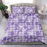 Poni Aloha Hawaii Bedding Set Plumeria Lei With Palaka Motif LT14 - Polynesian Pride