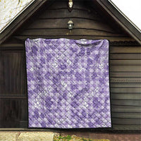 Poni Aloha Hawaii Quilt Plumeria Lei With Palaka Motif LT14 - Polynesian Pride