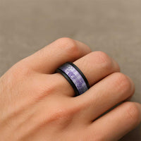 Poni Aloha Hawaii Spinner Ring Plumeria Lei With Palaka Motif LT14 - Polynesian Pride