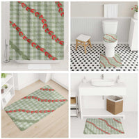 Omaomao Aloha Hawaii Bathroom Set Rosebud Lei With Palaka Motif LT14 - Polynesian Pride