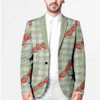 Omaomao Aloha Hawaii Blazer Rosebud Lei With Palaka Motif LT14 - Polynesian Pride