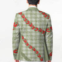 Omaomao Aloha Hawaii Blazer Rosebud Lei With Palaka Motif LT14 - Polynesian Pride