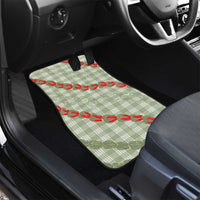 Omaomao Aloha Hawaii Car Mats Rosebud Lei With Palaka Motif LT14 - Polynesian Pride
