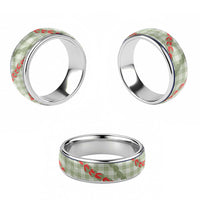 Omaomao Aloha Hawaii Classic Ring Rosebud Lei With Palaka Motif LT14 - Polynesian Pride