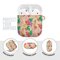 Colorful Aloha Hawaii Hibiscus Orchid Seamless AirPods Case