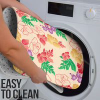 Colorful Aloha Hawaii Hibiscus Orchid Seamless Bathroom Set